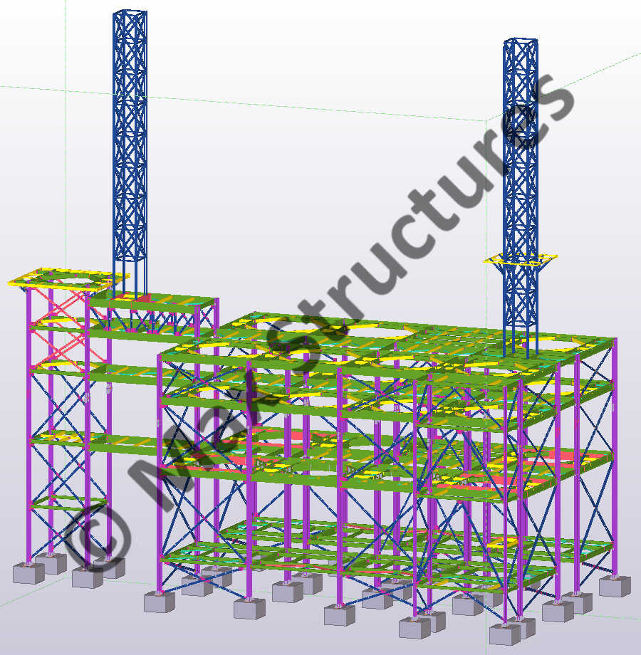 Mounting Structure Complex Building