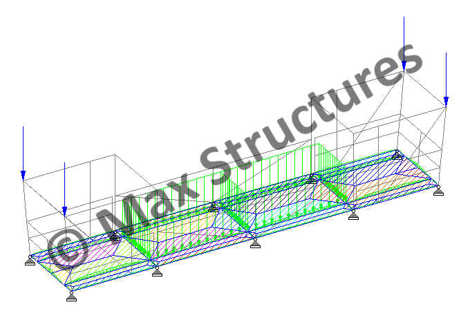 Manlift Cage Safety Basket 40ft. STAAD Structural Analysis